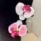 Pink Orchid Flower Hair Clip,Flower Hair Clip Cute Pink Orchid Side Barrettes Elegant Suitable
